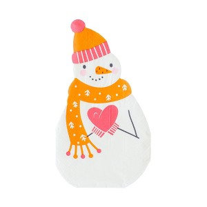 Daydream Society - Blizzard Buddies Napkins - Pack of 16 Paper Napkins - 1 of 3