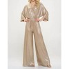 Women's Duster Sleeve Wide Leg Jumpsuit - reneec. - 2 of 4