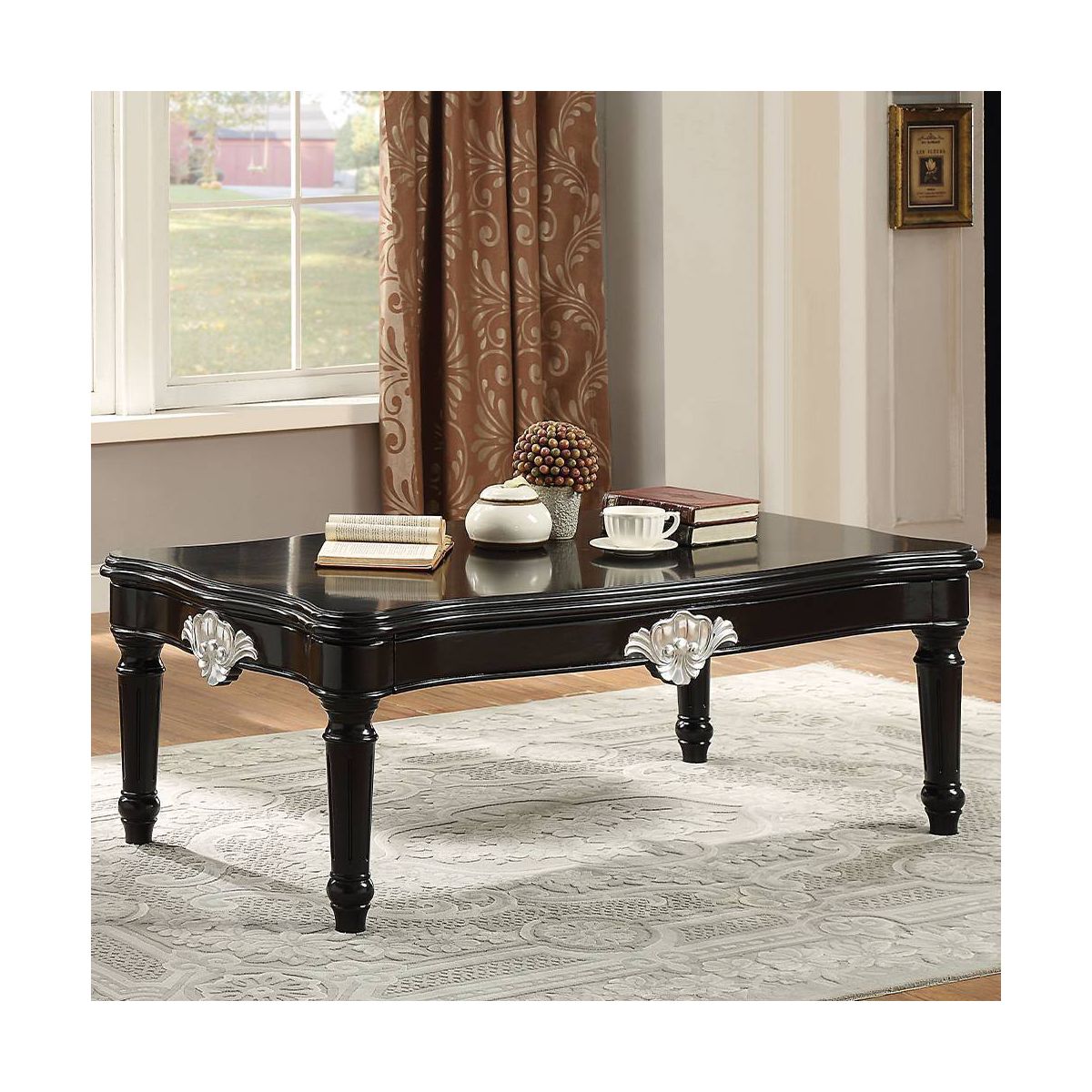 Acme Furniture Ernestine Coffee Table Black - thumbnail 7