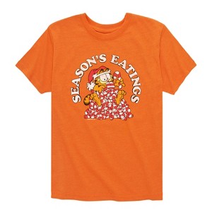 Boys' - Garfield - Seasons Eatings Short Sleeve Graphic T-Shirt - 1 of 4
