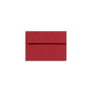 LUX A7 Invitation Envelopes 5 1/4 x 7 1/4 50/Box Holiday Red FE4280-15-50 - 1 of 1