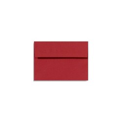 50 Count A7 Size 5 1/4" x 7 1/4" Low Cost Premium Holiday Red Envelopes 