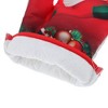 Unique Bargains Oven Mitts and Pot Holder Shoe Christmas Polyester Closed Cell Foam Red - 3 of 4
