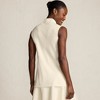 Lands' End Women's Fine Gauge Sleeveless Mock Sweater - 2 of 4