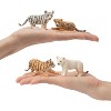 12-Piece Safari Animal Figurines Set, Realistic Plastic Zoo Toys with Lions and Tigers for Cake Decor and Kids' Gifts - 4 of 4