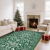 Christmas Area Rug Christmas Themed Holidays Winter Decorations Rugs Soft Foldable Accent Rugs for Living Room Bedroom - 2 of 4