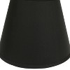 Vynxaria Empire Lampshades 9x16 Inches, Slant Black & White - 2 of 4