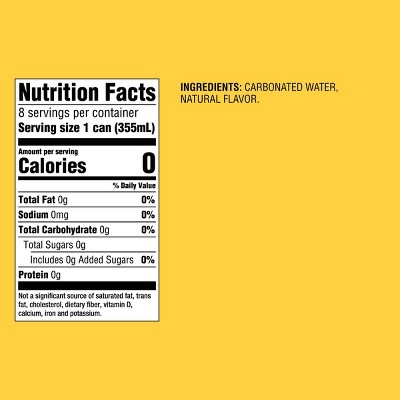 Lemon Sparkling Water - 8pk/12 fl oz Good & Gather™