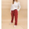 Women's Sophia Faux Leather Trousers - Mulla - 2 of 4