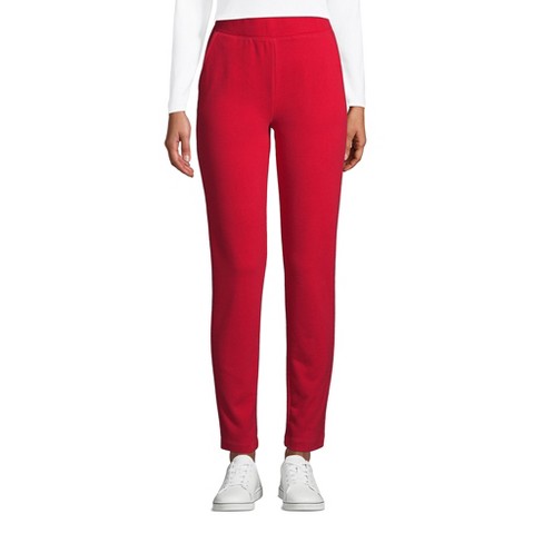 Lands' End Women's Serious Sweats Ankle Sweatpants - X Large - Rich Red