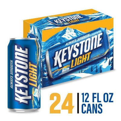 Keystone Light Beer - 24pk/12 fl oz Cans