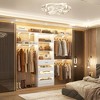 Aheaplus 4-9Ft Closet Storage with 4 Wooden Drawers and 4 Rods - 4 of 4