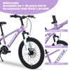 RISOKEYS 20 Inch Single Speed Mountain Bike for Kids Age 7-10,Front Suspension Fork Kids' Bicycles,Disc Brake & Adjustable Seat,for Boys Girls - 2 of 4