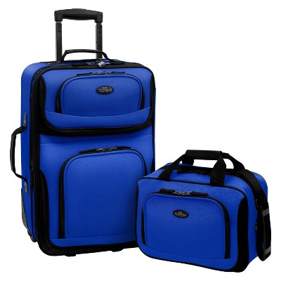 blue suitcase set