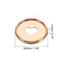 Unique Bargains Plastic DIY Notebook Planner Heart Binder Rings 11 Pcs - 2 of 4