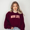 Simply Sage Market Women's Graphic Sweatshirt Curved Mom Life - 2 of 3