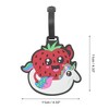 Unique Bargains Strawberry Luggage Tag Red White 1 Pc - 2 of 4