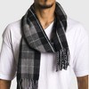 Alpine Swiss Mens Plaid Scarf Softer Than Cashmere Scarves Winter Shawl - 2 of 4