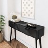 Plank+Beam Mid Century Modern Console Table with Storage Shelves, Entryway Table with Storage, Foyer Tables for Entryway, Narrow Console Table - image 3 of 4