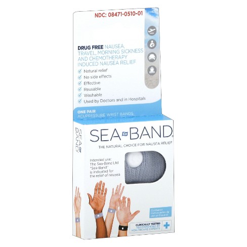 Sea-band bracelet anti-nausées adultes x2