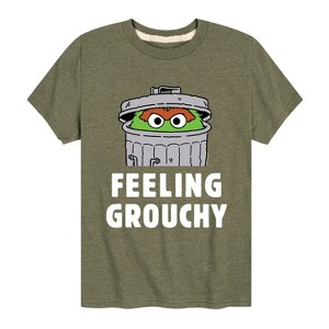 Boys' - Sesame Street - Feeling Grouchy Short Sleeve Graphic T-Shirt - 1 of 4