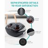 Nekteck Foot Massager with Heat & Air Compression - Shiatsu Kneading - Multiple Modes - Gift Idea - Dark & Light Gray - 4 of 4