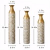 GDFStudio Bradley 3 Piece Glazed Metal Floor Bottle Vase - 3 of 4