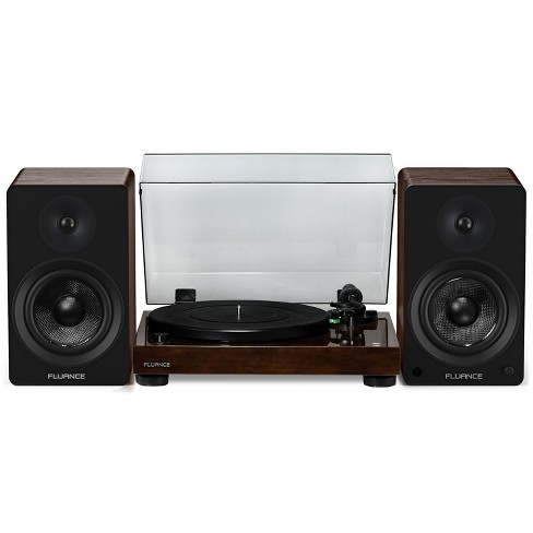 Fluance RT81 Elite High Fidelity Vinyl Turntable and Ai61 Powered 6.5