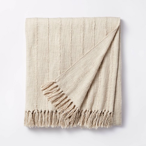 60"x86" Oversized 100% Cotton Bed Throw - Threshold™ designed with Studio McGee - image 1 of 4