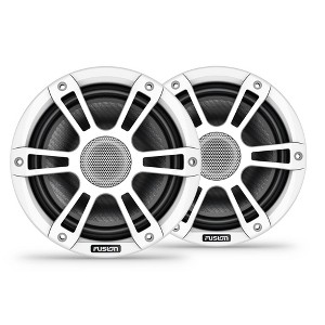 Fusion SG-F773SPW Signature Series 3i 7.7" 280-watt Coaxial Sports Marine Speakers (Pair) - White - 1 of 4