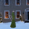 Northlight Lighted Commercial Topiary Angel Outdoor Christmas Decoration - 6.5' - Warm White LED Lights - 2 of 4