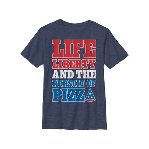 Boy's Lost Gods Fourth of July  Pursuit of Pizza T-Shirt - 1 of 2