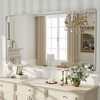 Apmir Rectangular Aluminum Alloy Framed and Tempered Glass Wall Bathroom Vanity Mirror in Matte Black/ Gold/ Silver/ Brown - 4 of 4