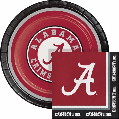 Creative Converting University of Alabama 9" Plate & Napkins Kit 16ct