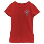 Girl's Marvel Black Widow Heart Pocket T-Shirt