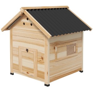Duck Coopen Duck House with Openable Roof & Double Doors - 1 of 4