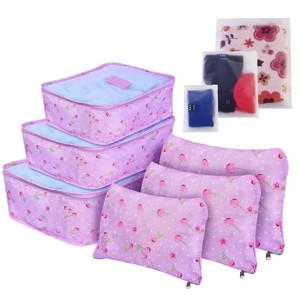 9Pcs Clothes Storage Bags Water-Resistant Travel Luggage Organizer Clothing Packing Cubes - 1 of 4