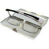 Calabria Viv Designer Reading Glasses LEA007 in Orange ; Demo Lens - 2 of 3