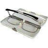 Kanda Slimfold 001 Designer Metal Reading Glasses in Black +3.00 115mm Frame/44mm Lens Width - 2 of 3