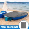 Unique Bargains 210D Waterproof Pedal Boat Cover 112.6"x79" - 2 of 4