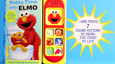 Sesame Street Potty Time with Elmo Sound Book by Kelli Kaufmann