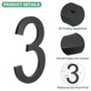 Unique Bargains Durable Acrylic Waterproof 3D Floating Appearance House Numbers 1 Pc - 2 of 4