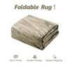 Modern Abstract Washable Area Rug, Soft Low Pile Non-Slip Carpet, Neutral Rug for Living Room, Bedroom, Dining Room, Office - 4 of 4