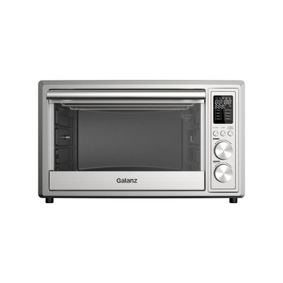 Galanz 1 1 Cu Ft 6 Slice Digital Toaster Oven With Air Fry Stainless Steel Target