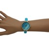 Olivia Pratt Gold-Accented Leather Bangle Fashion Watch With Gradient Face - 2 of 4