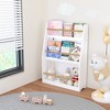 BRINJOY 3 tiers of children's bookshelves, to help organize bedrooms, playrooms and classrooms - 2 of 2