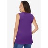 Woman Within Sleeveless Polo Tunic - 3 of 4