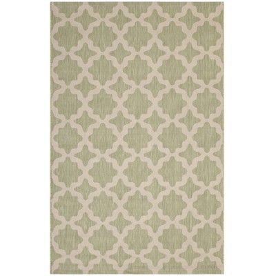 Modway Cerelia Moroccan Trellis 5x8 Indoor and Outdoor Area Rug