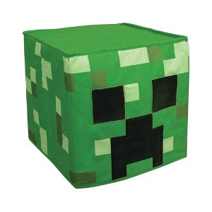 Disguise Minecraft Creeper Headpiece/Block Head Costume Mask | One Size - 1 of 3