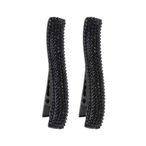 Unique Bargains Fashion Wavy Rectangle Hair Clips Hairdo Clip 1 Pair - 1 of 4